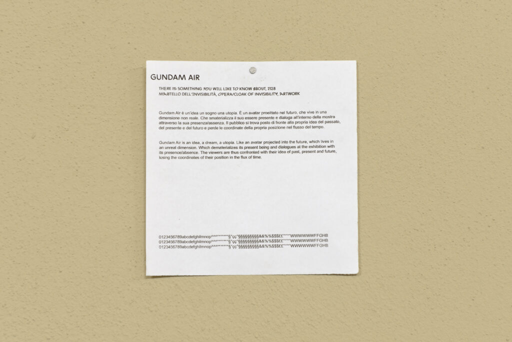 Gundam Air, There is something you will like to know about, 2128