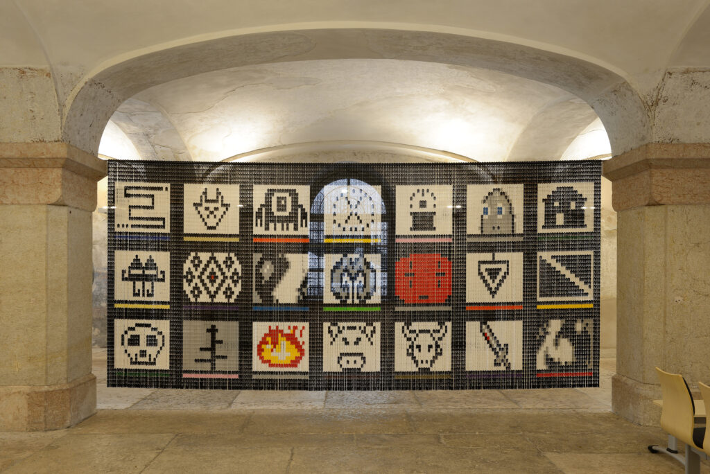 Riccardo Giacconi, The Variational Status (tenda), 2016 – Courtesy l_artista, Ph. M. A. Sereni