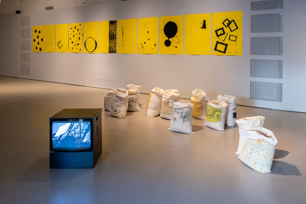 Elena Mazzi, Atlante Energetico, 2017, installation view, Museo del Novecento, Firenze_