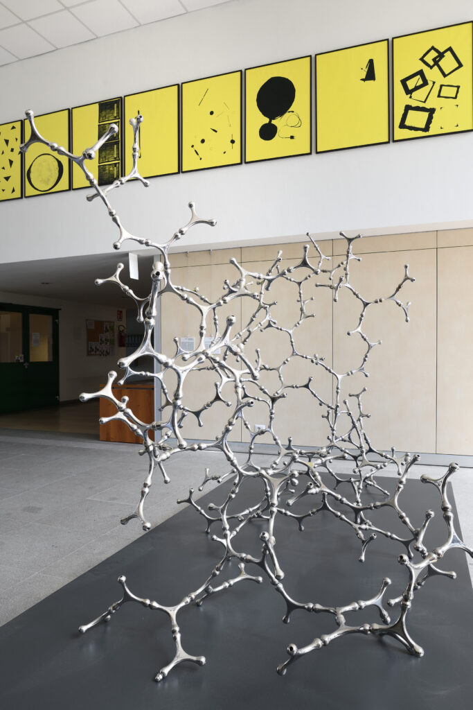 Elena Mazzi, Performing Atlante Energetico, 2017, installation view, Polo di Ca’ Vignal – Courtesy l_artista, Ph. M. A. Sereni