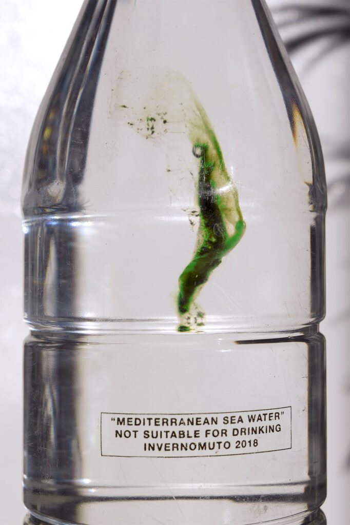 Invernomuto, Mediterranean Sea Water, Not Suitable for Drinking, 2018 – Courtesy gli artisti