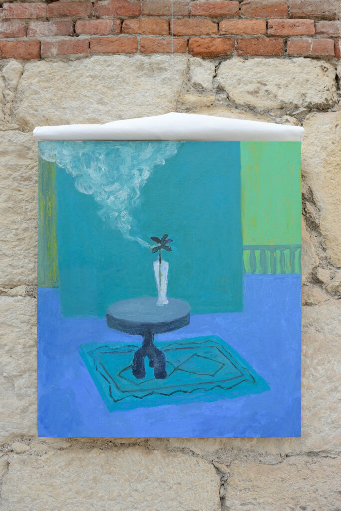 Scott Reeder, Smoking flower, 2011 – Courtesy l_artista, Ph. M. A. Sereni(1)